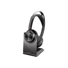 HP POLY VOYAGER FOCUS 2 UC BT STEREO ANC USB-C BT700 DONGLE W/CHARGE STAND INCL USB-A ADAP
