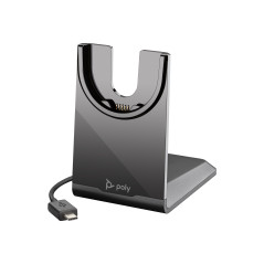 HP POLY VOYAGER FOCUS 2 UC BT STEREO ANC USB-C BT700 DONGLE W/CHARGE STAND INCL USB-A ADAP