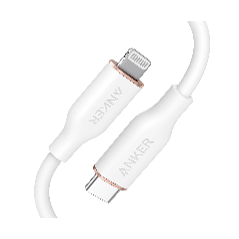 ANKER POWERLINE SOFT USB-C TO LIGHTNING 1.8 METRE - WHITE