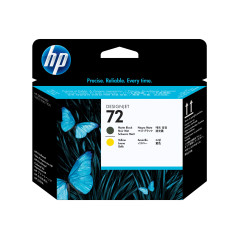 HP 72 MATTE BLACK AND YELLOW PRINTHEAD - 790/1300/2300/1200