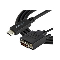 STARTECH 2M USB-C (T/BOLT3) TO DVI ADAPTER CABLE, 3YR