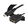 STARTECH 2M USB-C (T/BOLT3) TO DVI ADAPTER CABLE, 3YR