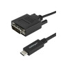 STARTECH 2M USB-C (T/BOLT3) TO DVI ADAPTER CABLE, 3YR