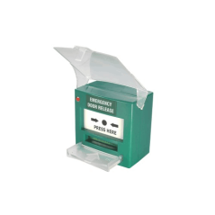GIANNI EMERGENCY DOOR RELEASE RESETTABLE CALL POINT PROTECTIVE COVER GREEN 1YR