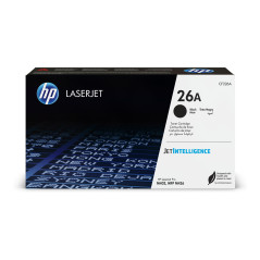 HP 26A BLACK TONER - APPROX 3.1K PAGES. FOR M402, M426 PRINTERS