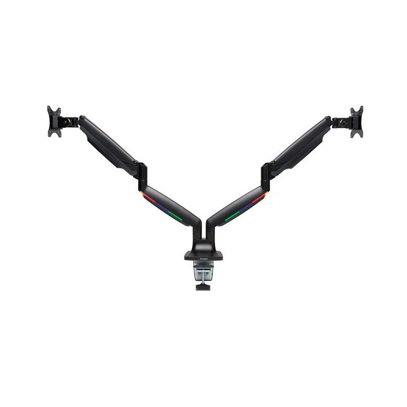 KENSINGTON DUAL MONITOR ARM, UP TO 32" & 9KG, H/ADJ, VESA 75x75, 100x100 - BLACK