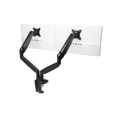 KENSINGTON DUAL MONITOR ARM, UP TO 32" & 9KG, H/ADJ, VESA 75x75, 100x100 - BLACK