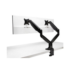KENSINGTON DUAL MONITOR ARM, UP TO 32" & 9KG, H/ADJ, VESA 75x75, 100x100 - BLACK
