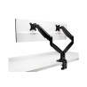 KENSINGTON DUAL MONITOR ARM, UP TO 32" & 9KG, H/ADJ, VESA 75x75, 100x100 - BLACK