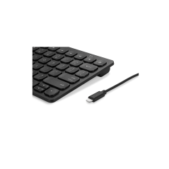 KENSINGTON WIRED KEYBOARD FOR IPAD WITH LIGHTNING CONNECTOR - BLACK