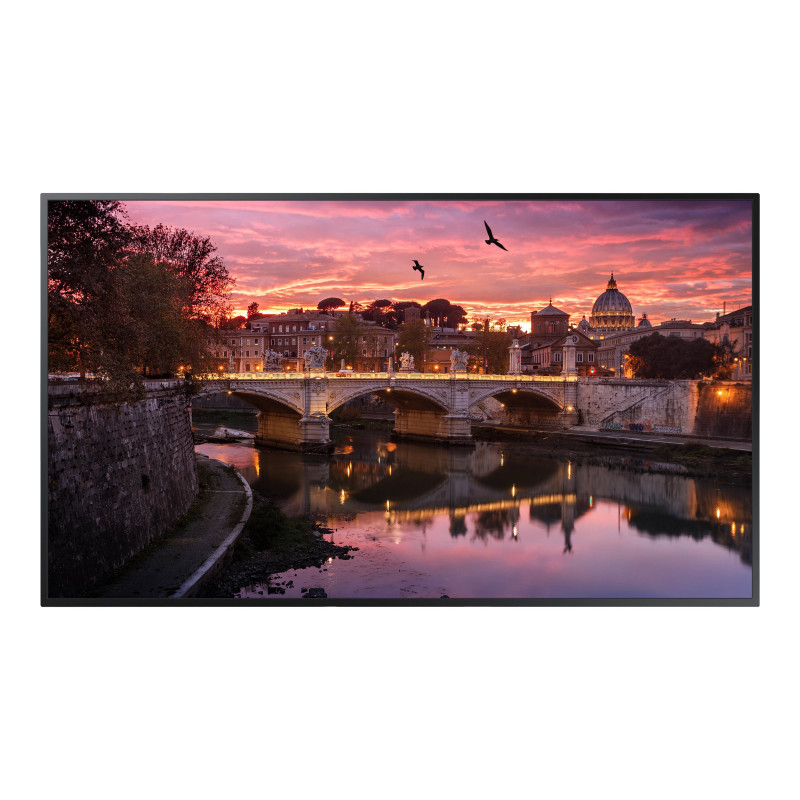 SAMSUNG (QBC) PRO DISPLAY, 55" UHD, 350NITS, HDMI(3), LAN/WIFI, SPK, PORT/LAND, 16H/7D, 3Y