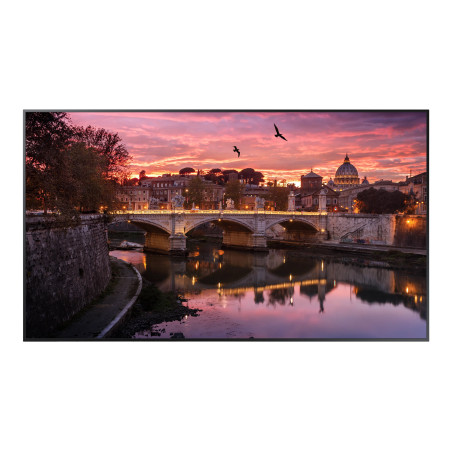SAMSUNG (QBC) PRO DISPLAY, 75" UHD, 350NITS, HDMI(3), LAN/WIFI, SPK, PORT/LAND, 16H/7D, 3Y