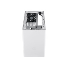 COOLER MASTER NR200, WHITE, MINI-ITX, STEEL SIDE PANEL, 1X 120MM FAN, AIO WATERCOOLER SUPP