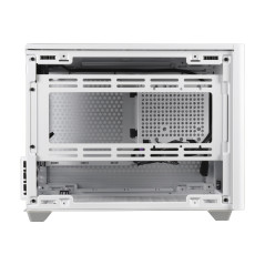 COOLER MASTER NR200, WHITE, MINI-ITX, STEEL SIDE PANEL, 1X 120MM FAN, AIO WATERCOOLER SUPP