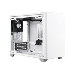 COOLER MASTER NR200, WHITE, MINI-ITX, STEEL SIDE PANEL, 1X 120MM FAN, AIO WATERCOOLER SUPP