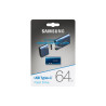 SAMSUNG 64GB USB-C FLASH DRIVE, UP TO 300MB/s R/W, BLUE, 5YR WTY