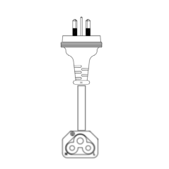 CAMBIUM AC LINE CORD, AU TYPE I, 720MM, C5 CONNECTOR