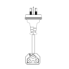 CAMBIUM AC LINE CORD, AU TYPE I, 720MM, C5 CONNECTOR