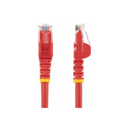 STARTECH 3M CAT6 ETHERNET CABLE RED 650MHZ 100W SNAGLESS PATCH CORD, LTW