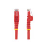 STARTECH 3M CAT6 ETHERNET CABLE RED 650MHZ 100W SNAGLESS PATCH CORD, LTW