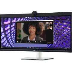 DELL P-SERIES 34" (21:9) WQHD CURVE, HDMI, DP, USB-C, USB(4), H/ADJ, LAN, SPKR, W/CAM, 3YR