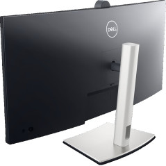 DELL P-SERIES 34" (21:9) WQHD CURVE, HDMI, DP, USB-C, USB(4), H/ADJ, LAN, SPKR, W/CAM, 3YR