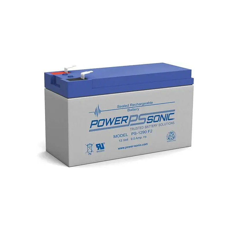POWERSONIC SLA-12V 9AH(C20) BATTERY F2 TERMINAL 1YR