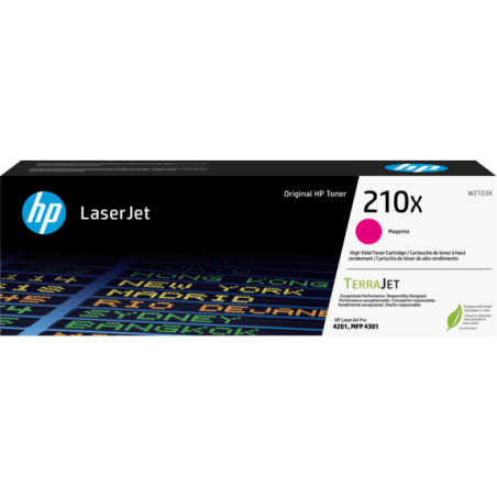 HP 210X MAGENTA TONER HIGH YIELD - APPROX 5.5K PAGES - 4201,4301 MODELS