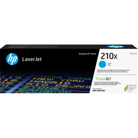 HP 210X CYAN TONER HIGH YIELD - APPROX 5.5K PAGES - 4201,4301 MODELS