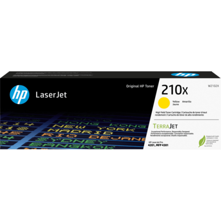 HP 210X YELLOW TONER HIGH YIELD - APPROX 5.5K PAGES - 4201,4301 MODELS