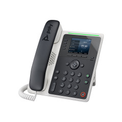 HP POLY EDGE E220 IP PHONE W/HANDSET,2.8" COLOUR SCREEN,4 LINE KEY,BLUETOOTH