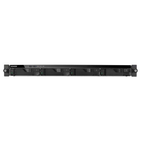 ASUSTOR 4-BAY NAS 3.5"/2.5"(0/4), QC-2.1GHz, 8GB, GbE LAN(1), 2.5G(2), PCIe, 1RU, 3YR