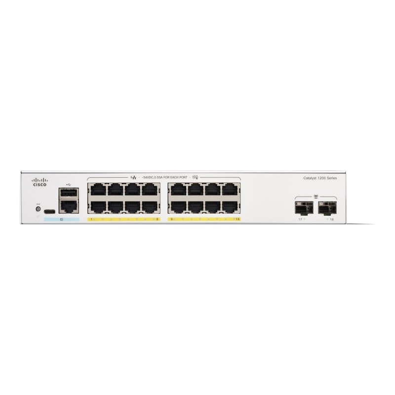Catalyst 1200 16-port GE, PoE, 2x1G SFP