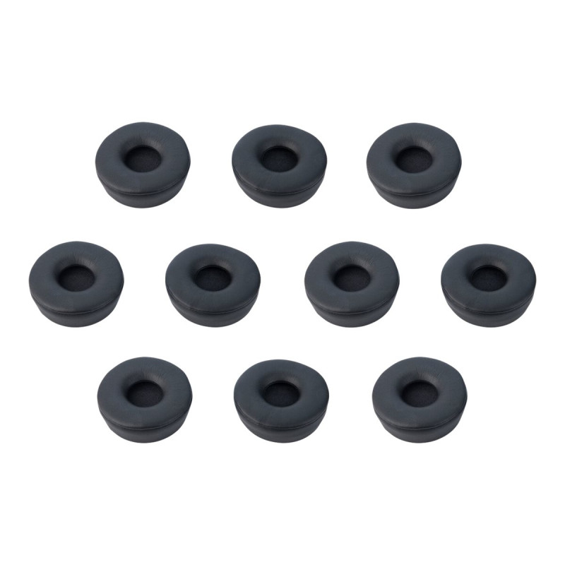 JABRA ENGAGE 65/75 MONO HEADSET LEATHERETTE EAR CUSHION, BLACK 10PCS