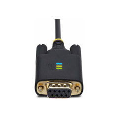 STARTECH 10FT (3M) USB TO NULL MODEM SERIAL ADAPTER CABLE, INTERCHANGEABLE DB9 SCREWS/NUTS