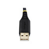 STARTECH 13FT (4M) 2-PORT USB TO SERIAL ADAPTER CABLE, INTERCHANGEABLE DB9 SCREWS/NUTS, CO
