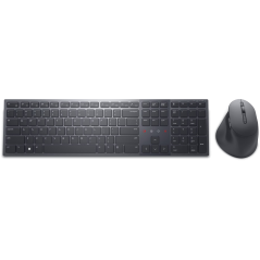 DELL KM900 WIRELESS PRO PREMIUM COLLABORATION RECHARGEABLE KEYBOARD & MOUSE - GRAPHITE, 3Y