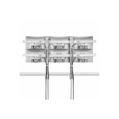 STARTECH SIX-MONITOR DESK MOUNT, UP TO 32", UP TO 8KG , HORIZONTAL, H/ADJ, VES, SILVER, 5Y