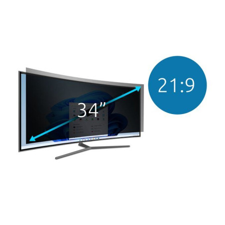 KENSINGTON PRIVACY FILTER - TWO-WAY REMOVABLE FOR 34" CURVE MONITOR (21:9)