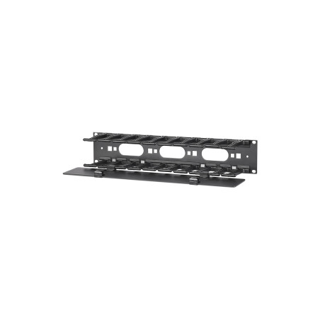 APC (AR8600A) HORIZONTAL CABLE MANAGER, 2U X 4" DEEP, SINGLE-SIDED W COVER