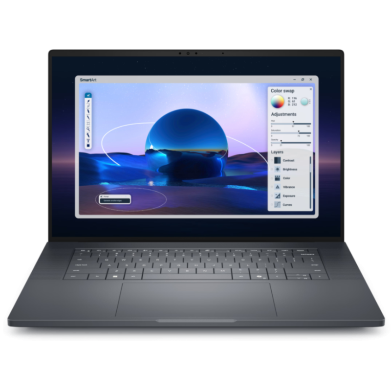 DELL PRO16 MAX PREMIUM, 16"FHD+ IR, U7-265H, 32GB, 1TB, RTX PRO1000(8GB), W11P(AI), 3YP