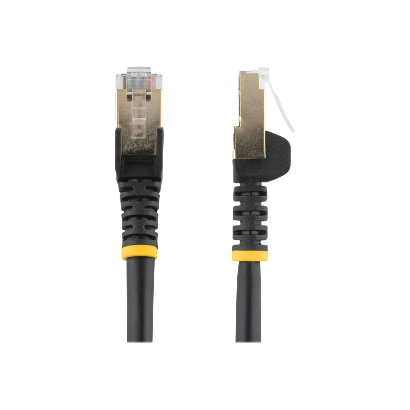 STARTECH 1M CAT6A ETHERNET CABLE - 10GbE STP SNAGLESS 100W POE BLACK, LTW