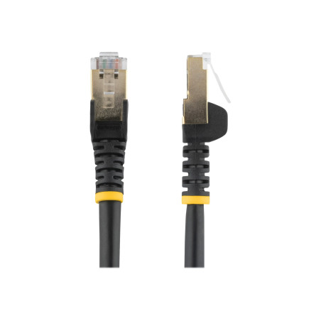 STARTECH 1M CAT6A ETHERNET CABLE - 10GbE STP SNAGLESS 100W POE BLACK, LTW