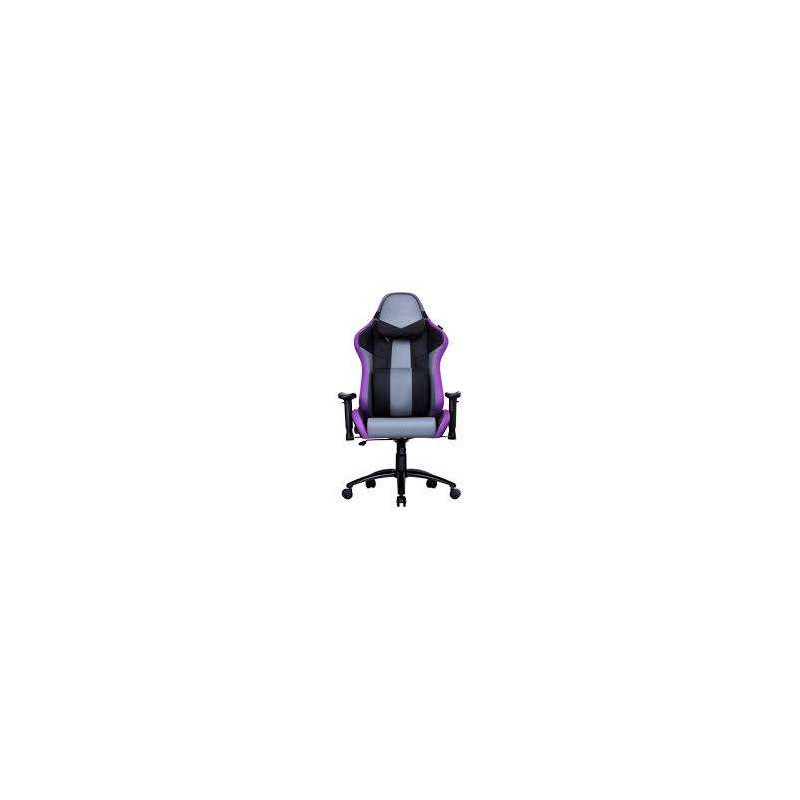 COOLER MASTER GAMING CHAIR PURPLE, ULTRA COMFORTABLE HEAD AND LUMBAR PILLOWS