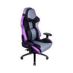 COOLER MASTER GAMING CHAIR PURPLE, ULTRA COMFORTABLE HEAD AND LUMBAR PILLOWS