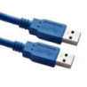 Astrotek USB 3.0 Cable 2m - Type A Male to Type A Male Blue Colour
