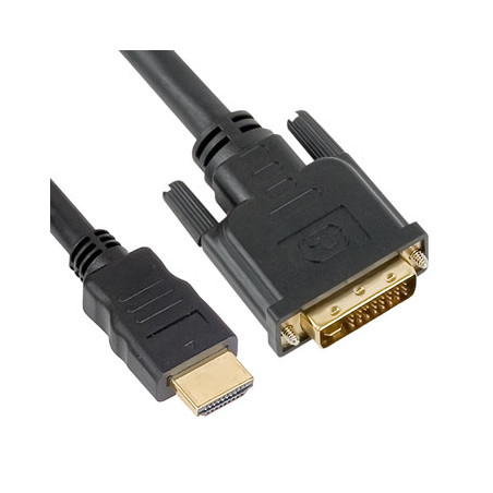 Astrotek 3m HDMI to DVI-D Adapter Converter Cable - Male to Male 30AWG Gold Plated PVC Jacket for PS4 PS3 Xbox 360 Monitor PC Co