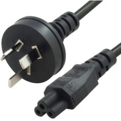 Astrotek AU Power Lead Cord Cable 1.8m/2m - 3-Pin to Clover Leaf Plug IEC-C5 Mickey Type 240V 7.5A 3-core for Intel NUC/Notebook
