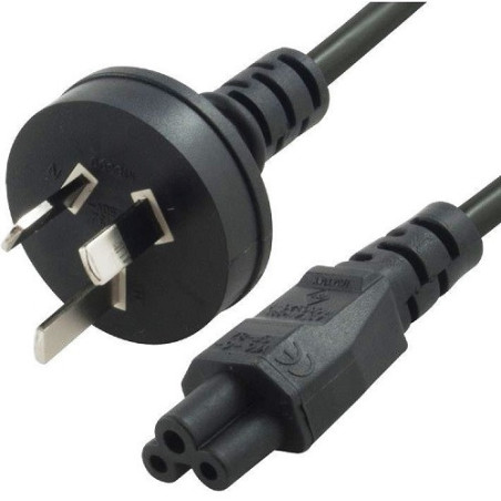 Astrotek AU Power Lead Cord Cable 1.8m/2m - 3-Pin to Clover Leaf Plug IEC-C5 Mickey Type 240V 7.5A 3-core for Intel NUC/Notebook