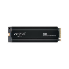 Crucial® T705 2TB HEATSINK PCIe Gen5 x4 NVMe 2.0 M.2 SSD 12400R/11800W(seq)MB/s,1500K/1500K IOPS,1200TB TBW, 1.5M Hrs MTTF,[CT20